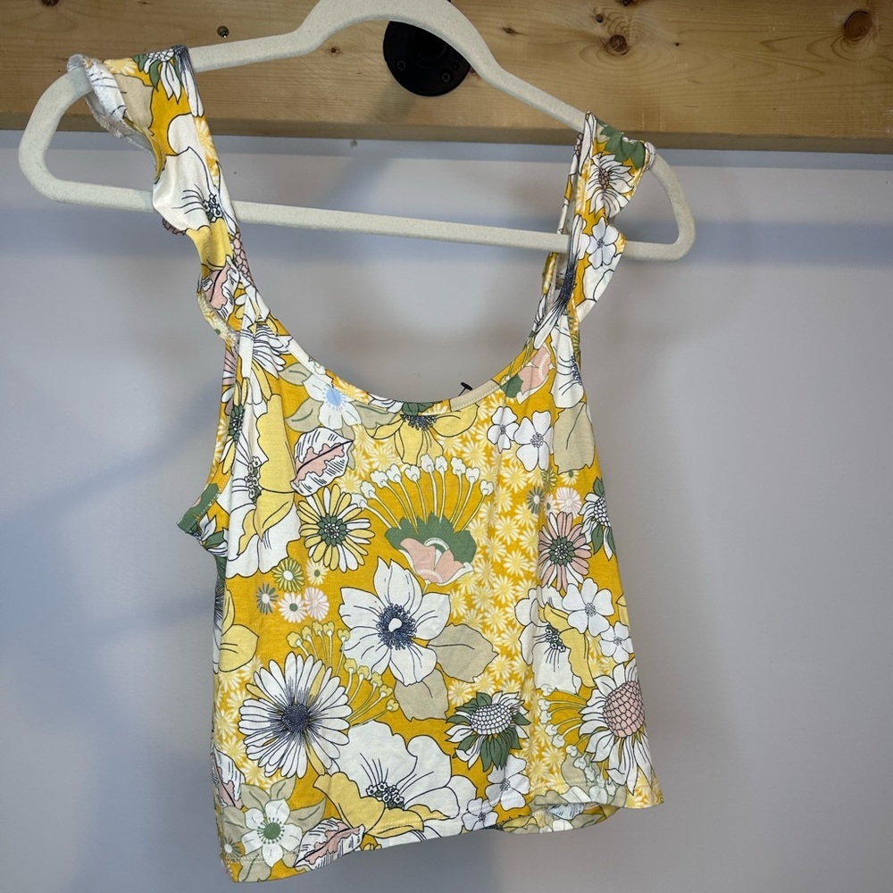 NWT O'NEILL WOMENS ANDY FLORAL TOP SIZE LARGE - Picture 8 of 8
